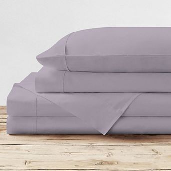 Purity Home 300 Thread Count Organic Cotton Percale Sheet Set or Pillowcases