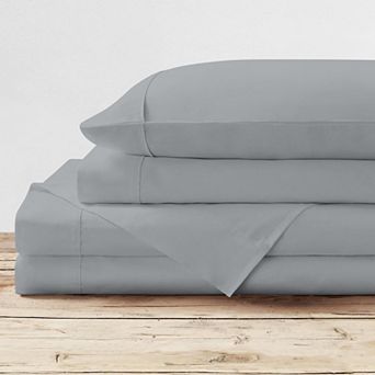 Purity Home 300 Thread Count Organic Cotton Percale Sheet Set or Pillowcases