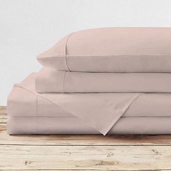 Purity Home 300 Thread Count Organic Cotton Percale Sheet Set or Pillowcases