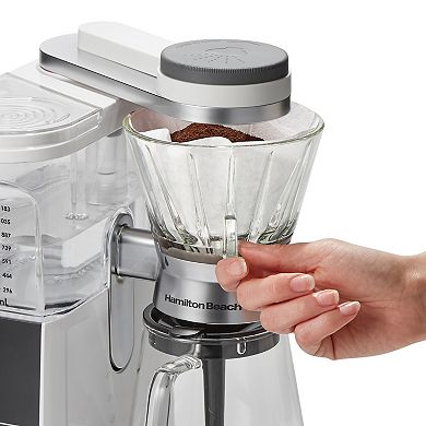 Hamilton Beach Convenient Craft Automatic or Manual Pour-Over Coffee Brewer