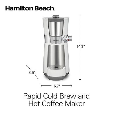 Hamilton Beach Convenient Craft Rapid Cold Brew & Hot Coffee Maker