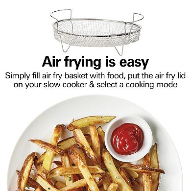 Hamilton Beach Air Fryer Lid for 6-qt. Oval Slow Cookers