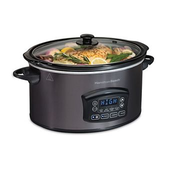 Hamilton Beach Programmable 6-qt Defrost Slow Cooker