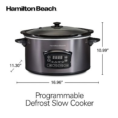 Hamilton Beach Programmable 6-qt. Defrost Slow Cooker