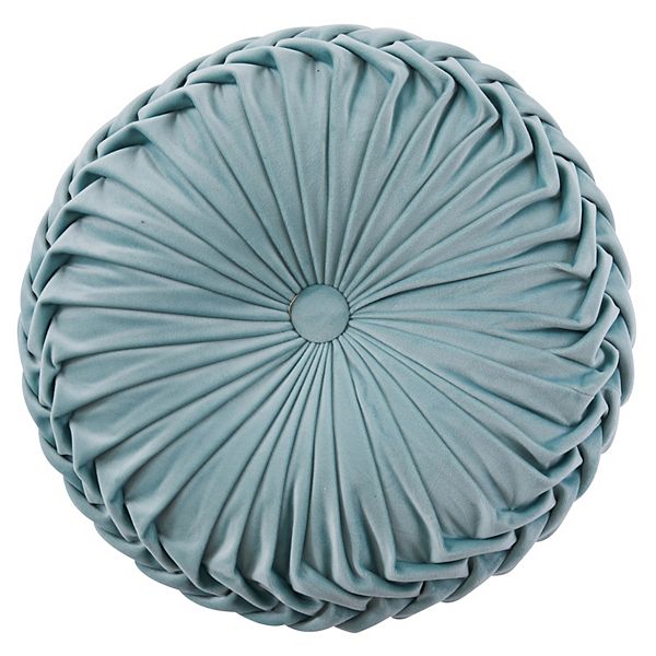 Teal shop round pillow