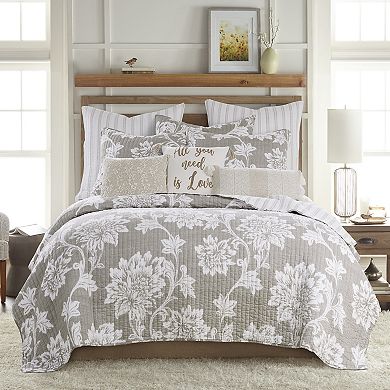 Levtex Home Sanira Diamond Applique Tassel Pillow