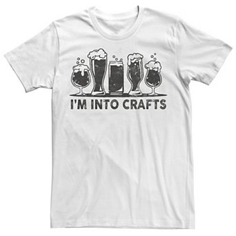 Men's "I'm Into Crafts" Beer Lineup Tee