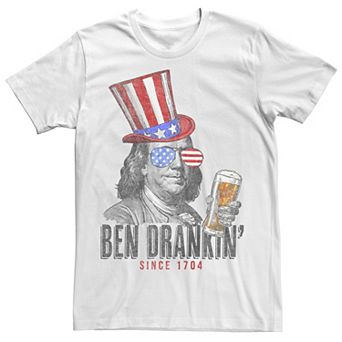 Men's Ben Drankin' Beer Americana Tee