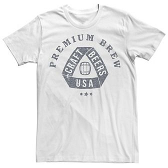 Men's Trendy Premium Craft Beer Tee