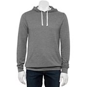 Men's Sonoma Goods for Life Double-Knit Hoodie, Size: Small, Black