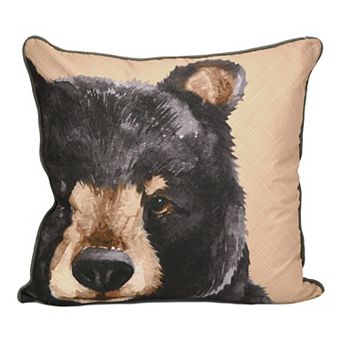 Donna Sharp Canoe Trip Bear Decorative Pillow
