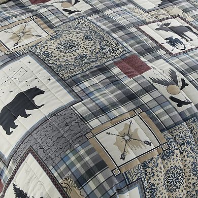 Donna Sharp Forest Symbols Quilt Set with Shams