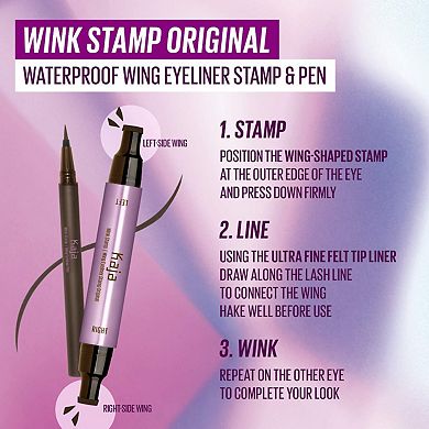 Wink Stamp Original Waterproof Wing Eyeliner Stamp & Pen