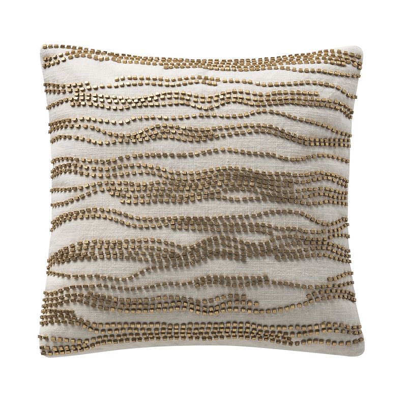 Highline Bedding Co. Madrid Throw Pillow, Brown, 14 SQUARE