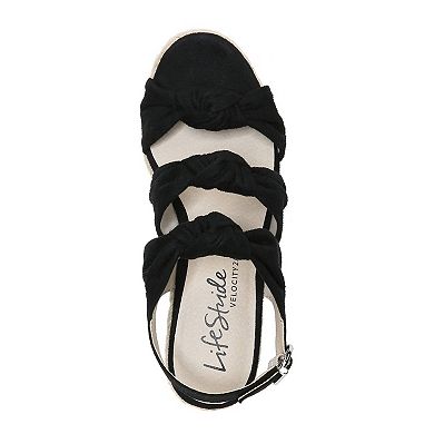 LifeStride Talent Women's Espadrille Wedge Sandals