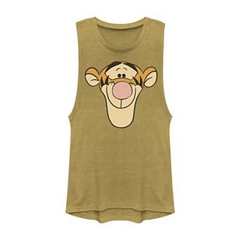 Disney's Winnie The Pooh Juniors' Tigger Large Face Muscle Tee