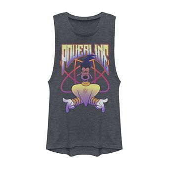 Disney's A Goofy Movie Juniors' Powerline Portrait Muscle Tee