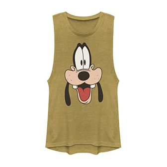 Disney's A Goofy Movie Juniors' Goofy Big Face Muscle Tee