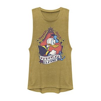 Disney's Mickey And Friends Juniors' Donald Duck American Classic Muscle Tee