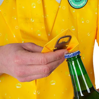 Men's Suitmeister Premium Beer Party Novelty Suit & Tie Set