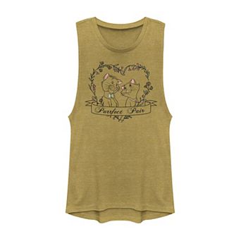 Disney's The Aristocats Juniors' Duchess & Thomas Purrfect Pair Muscle Tee