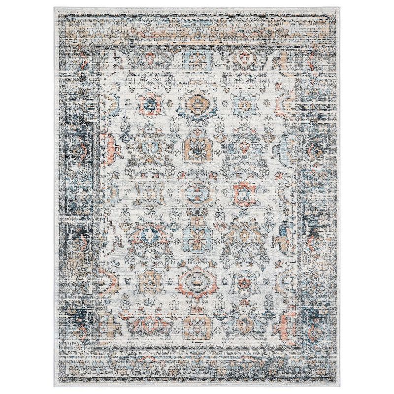 Home Dynamix The Spruce Summer Adele Area Rug, Grey, 8X10 Ft