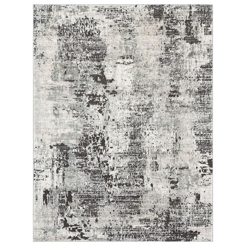 Home Dynamix The Spruce Summer Rain Area Rug, Grey, 5X7 Ft