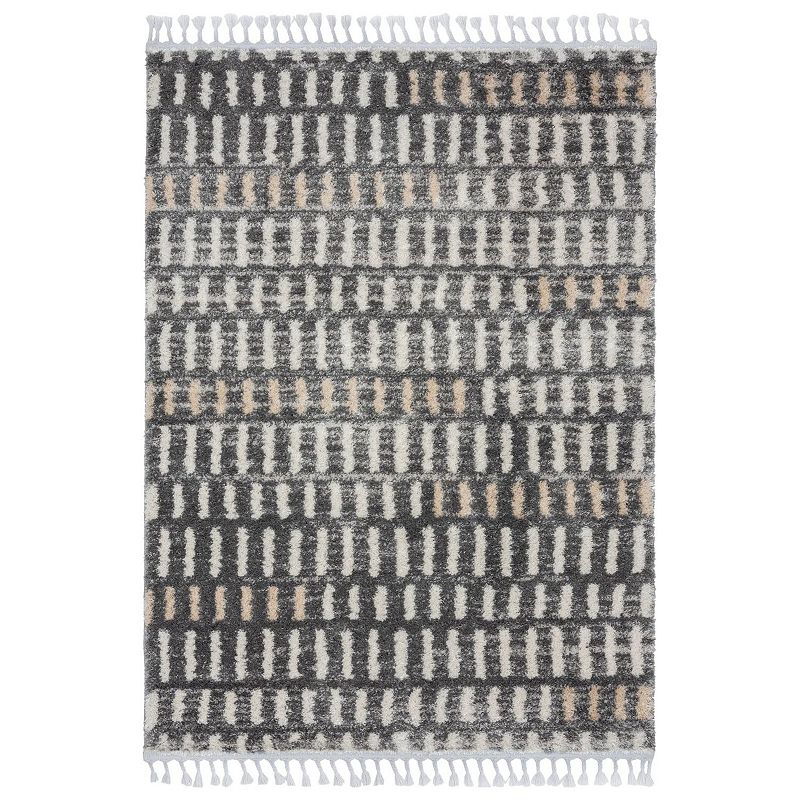 Home Dynamix The Spruce Marcella Louise Area Rug, Grey, 8X10.5 Ft