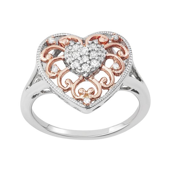 Kohls engagement rings rose on sale gold