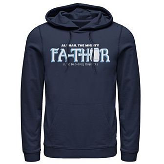 Men's Marvel Hail The Mighty Fa-Thor Simple Father's Day Hoodie