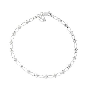 HDI 1/5 Carat T.W. Diamond Link Bracelet