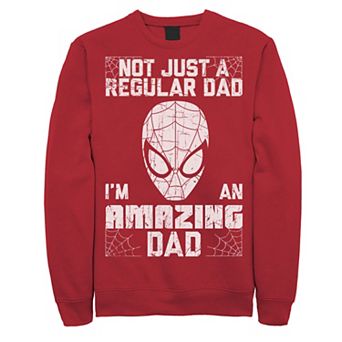 Men's Marvel Spider-Man Father's Day Not Regular Sweatshirt