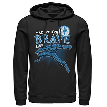 Men's Marvel Black Panther Brave Dad Father's Day Hoodie