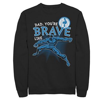 Men's Marvel Black Panther Brave Dad Father's Day Sweatshirt