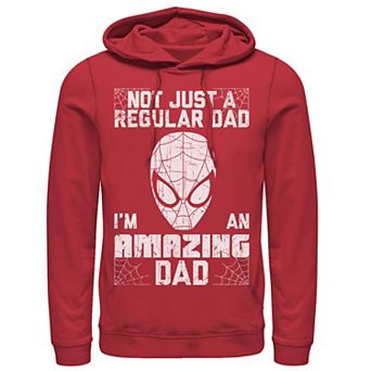 Men's Marvel Spider-Man Father's Day Not Regular Hoodie