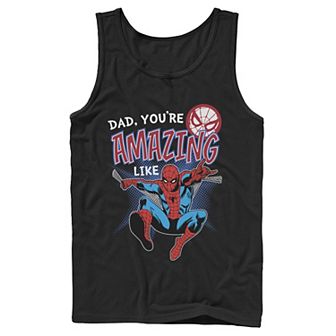 Men's Marvel Spider-Man Amazing Dad Father's Day Tank Top