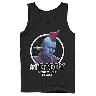 Men's Marvel Guardians Vol.2 Yondu Father's Day #1 Daddy Tank Top