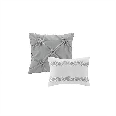 Madison Park Olivia 6-Piece Comforter Set with Coordinating Pillows