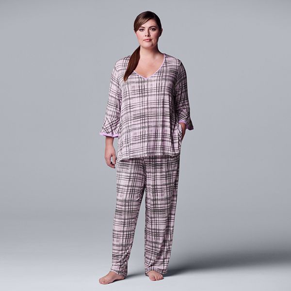 vera wang pj pants