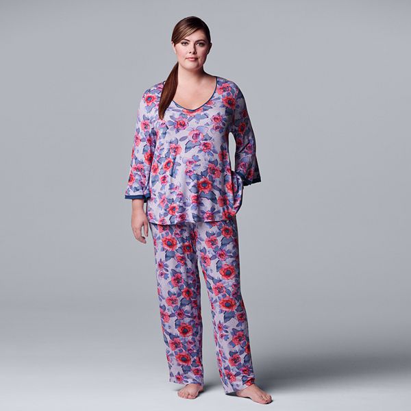 Kohls womens discount pajamas plus size