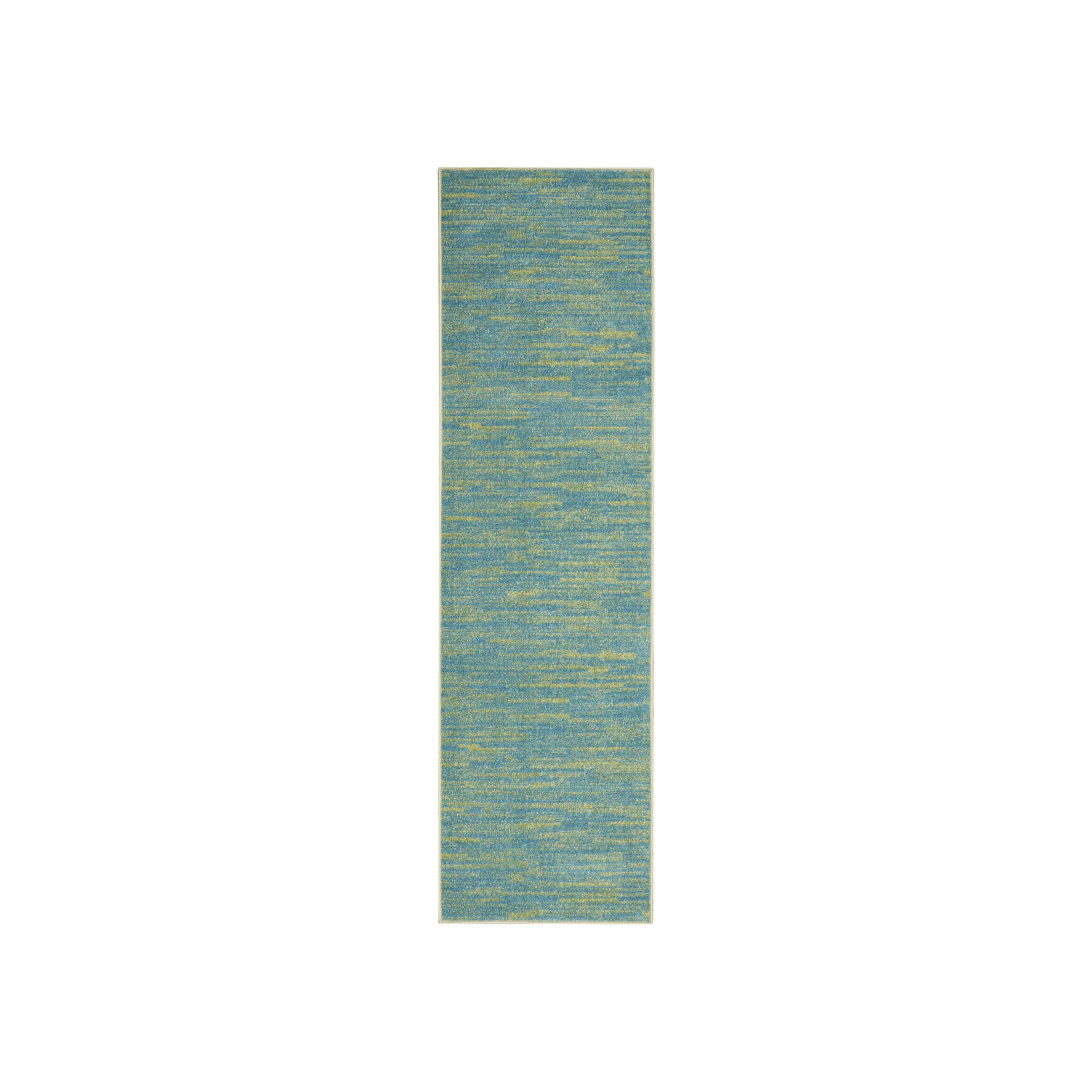 Nourison Essentials Indoor Outdoor Rug, Blue Green
