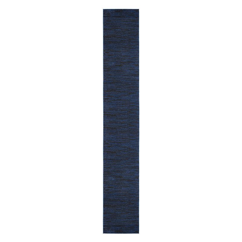 Nourison Essentials Indoor Outdoor Rug, Dark Blue, 8X10 Ft