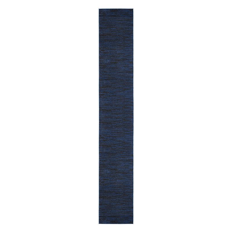 Nourison Essentials Indoor Outdoor Rug, Blue, 9Ft Sq