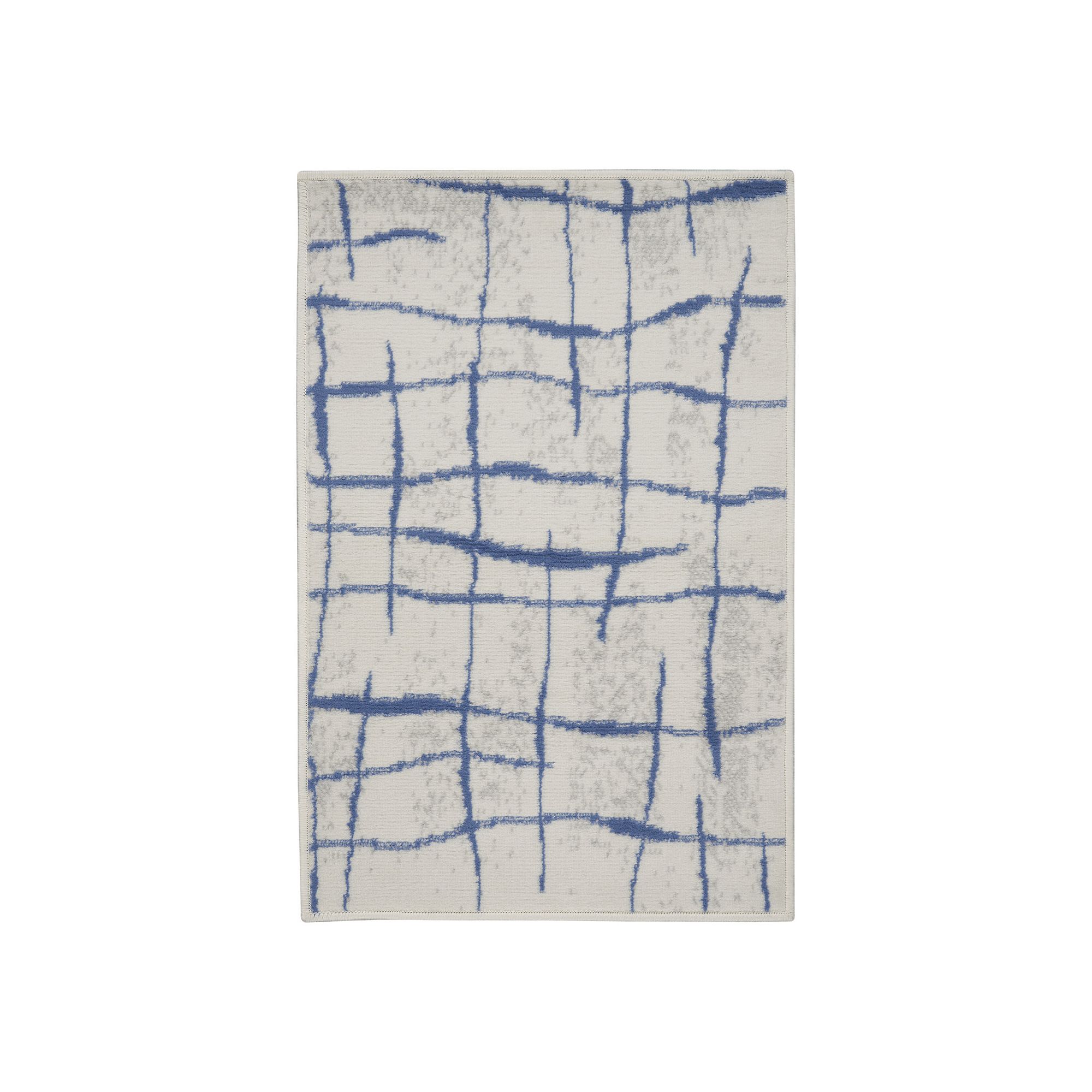 Nourison Whimsicle Brushstroke Area Rug, Ivory Blue