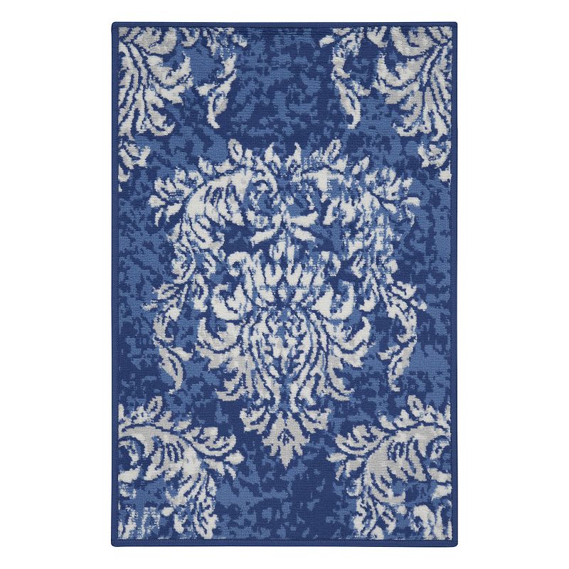 Nourison Whimsicle Floral Area Rug, Blue, 6X9 Ft