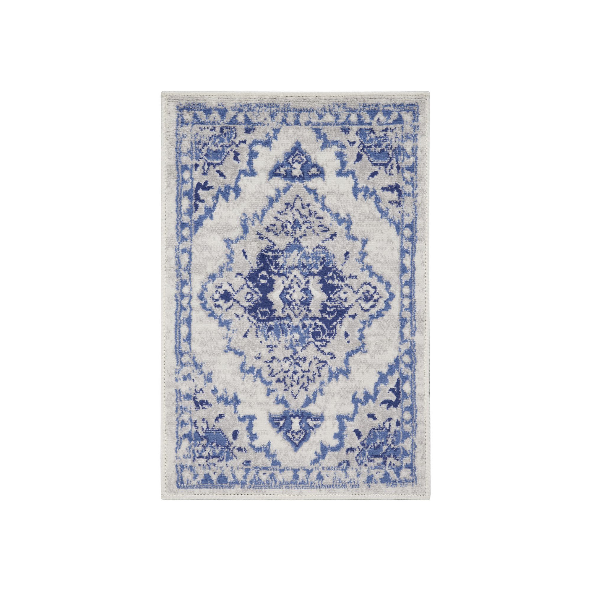 Nourison Whimsicle Bold Area Rug, Ivory Blue