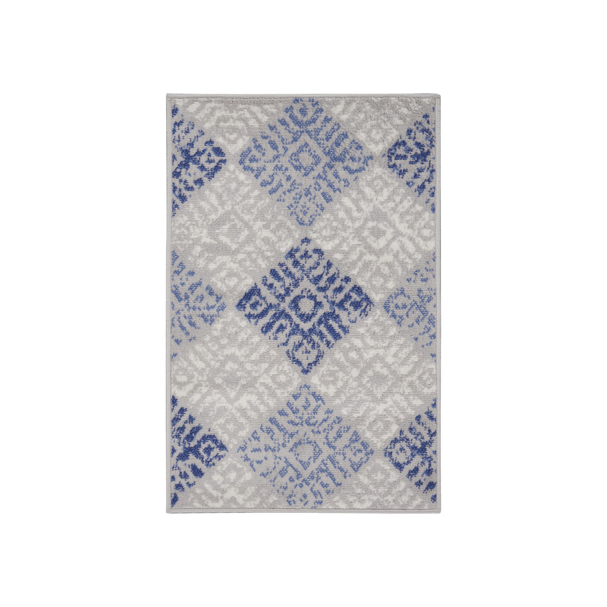 Nourison Whimsicle Tribal Area Rug, Gray Blue
