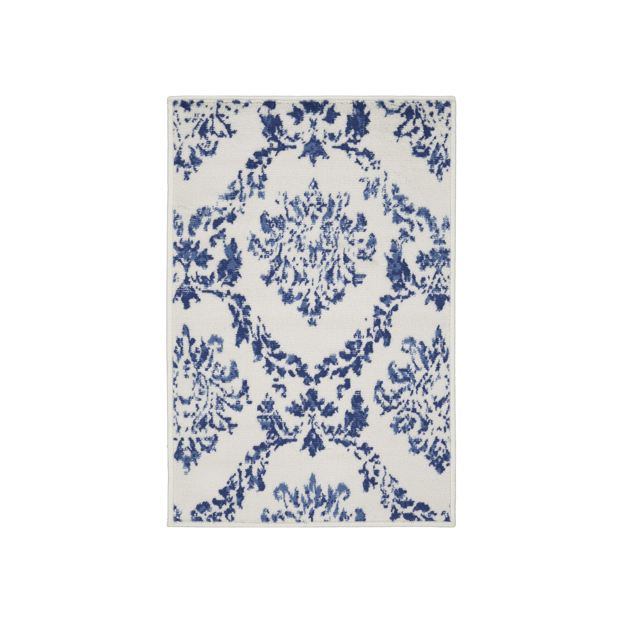 Nourison Whimsicle Trellis Area Rug, Ivory Navy