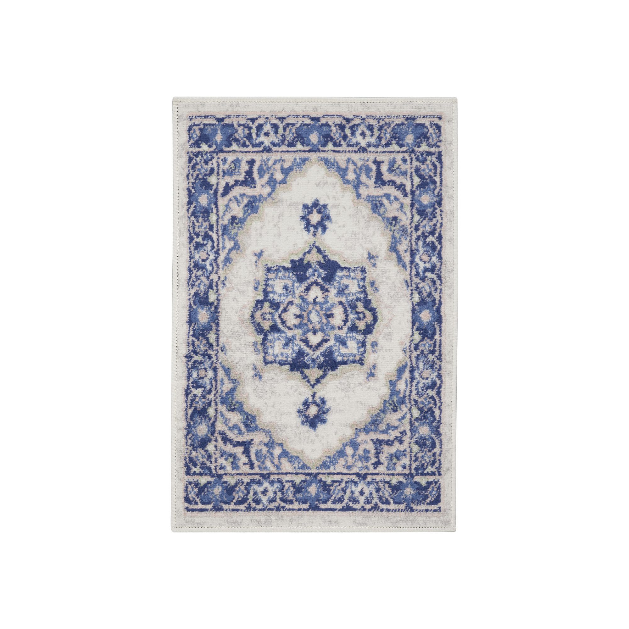 Nourison Whimsicle Medallion Area Rug, Ivory Blue