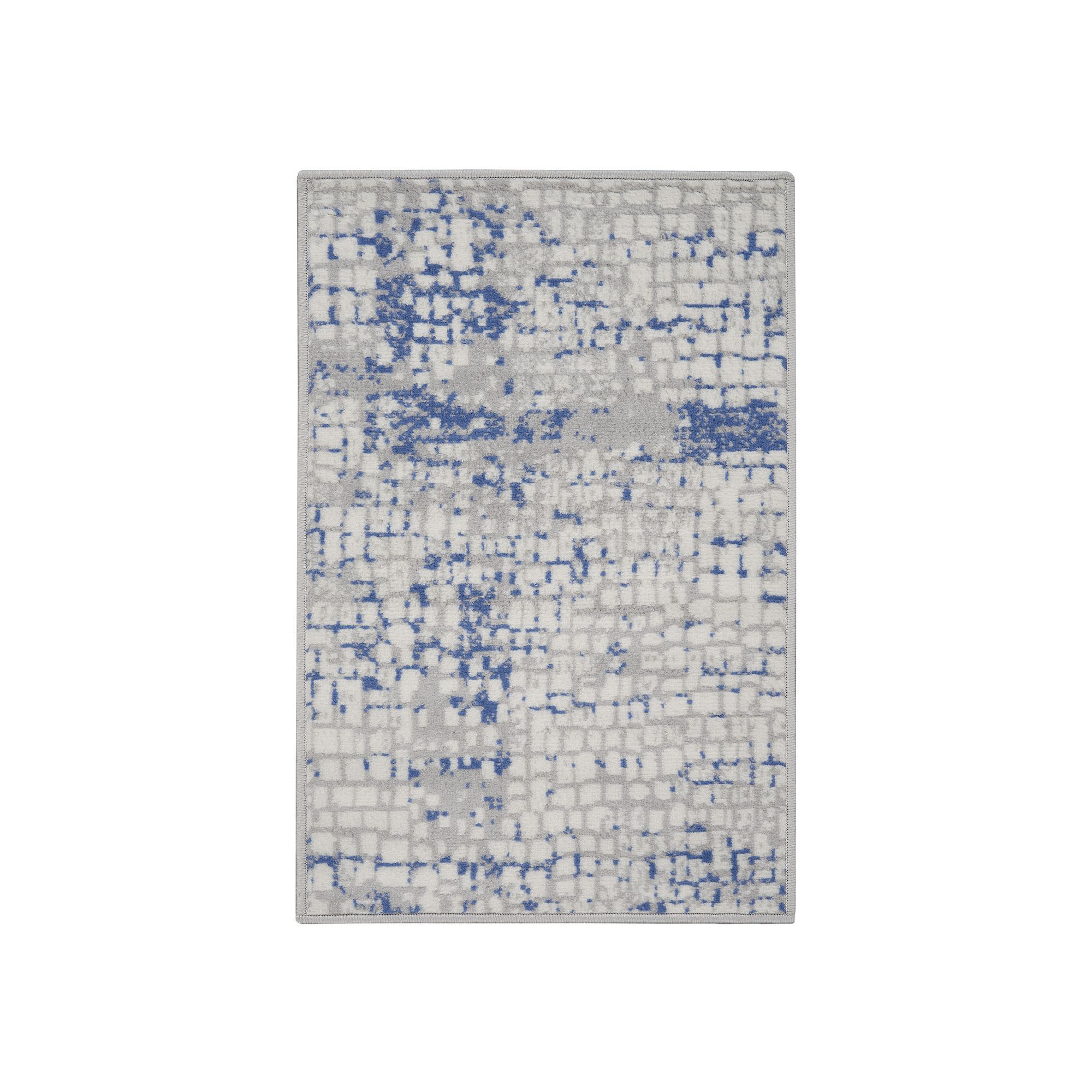 Nourison Whimsicle Framed Area Rug, Gray Blue
